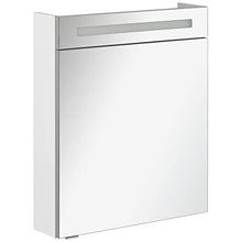 FACKELMANN B.Clever - Set di mobili da bagno, 3 pezzi, 60 cm, con lavabo in marmo e armadietto a specchio a LED