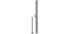 909 OUTDOOR Tenda da Sole paravento per Giardino, Separé avvolgibile per Esterni, Frangivento divisore Laterale Estensibile (170 x 300 cm, Bianco)