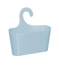 toyma Set di 2 robusti cestini portaoggetti universali da appendere per bagno, doccia, cucina, cantina, WC, garage, ecc. in azzurro