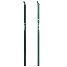 HUANGDANSP Recinzione in Rete con Pali 1,97x25 m Verde Articoli di ferramenta Barriere e recinzioni Pannelli per recinzioni
