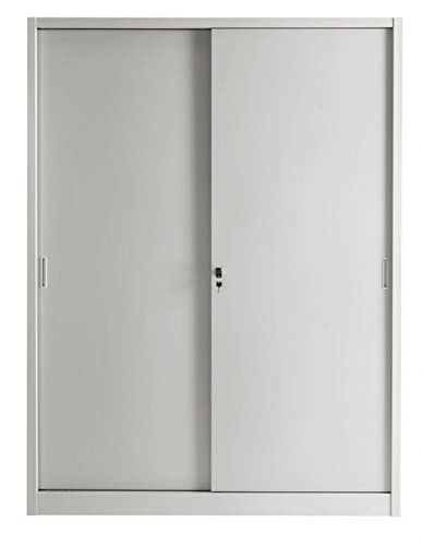 nextradeitalia 1PZ METALLO-ARMADIO PER UFFICIO ARS12 DIMENSIONI CM 120X45X200H COLORE GRIGIO