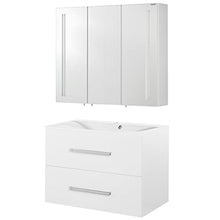 Set di mobili da bagno FACKELMANN Como Mobiletto da Bagno/lavabo/specchio