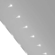 Specchio da bagno, specchio da parete con 30 luci LED, specchio da parete con illuminazione per il bagno, camera da letto, trucco (100 x 60 cm)
