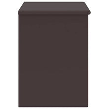 vidaXL Comodino Marrone Scuro 35x30x40 cm in Legno Massello di Pino