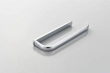 Flybath Anello Asciugamano Anelli Portasciugamani Aperto Portasciugamani in Ottone Lucido Finitura Argento Cromato a Parete