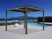 CABEX CO. s.r.l. – Telo Vela, Ombreggiante in polietilene ad Elevata intensità Colore Beige, Cm. 280x280, per Copertura pergola in Legno autoportante, Modello [824/14]