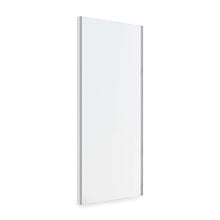 EMUCA - Specchio estraibile per interni di armadio, specchio mobile interno regolabile, 340 x 1000 mm, finitura grigio metallizzato