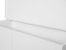 Homemania 1002_PF Cassapanca Artemide, Bianco in Legno, 120 x 42 x 50 cm