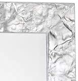 MO.WA Specchio Parete 85x185, foglia argento, Specchiera grande da appendere o appoggio. Specchio lungo moderno .Made in Italy.
