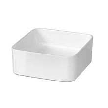 VBChome Moduo, collezione Crea 35, 35 cm x 35 cm x 13,5 cm, lavabo, in ceramica, per bagno e WC