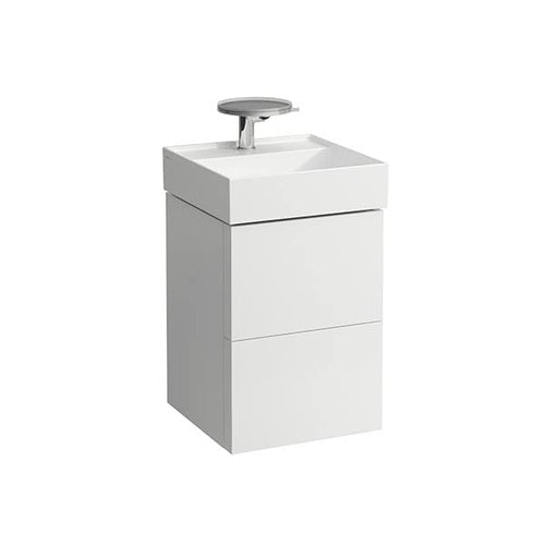 Laufen Mobiletto lavabo Kartell Running, Adatto per lavabo 815331, 2 cassetti, 440x600x450, colorazione: Neve (Bianco Opaco) - H4075080336401