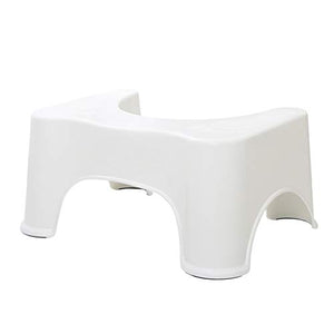 Mobili per la casa e Giardino Sgabello da toeletta Bianco accovacciato | Sgabello per gradini da Bagno Antiscivolo | Allevia costipazione, gonfiore, carico Massimo 100 kg Ottomani da Cucina