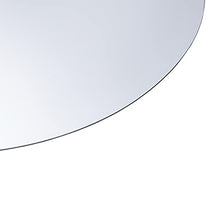 Beliani Specchio da Bagno a Parete Ovale con Illuminazione LED 60 x 80 cm Mazille