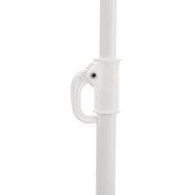casa.pro] Ombrellone Moderno Parasole Protezione Color Crema Ø x A 140 x 164 m