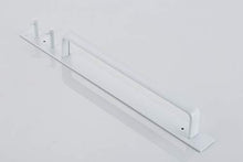Leekayer Portasciugamani da parete Bianco portasciugamani con doppio gancio in alluminio 42 cm anello asciugamano montaggio a parete asciugamano elegante moderno