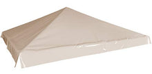 TUTTOPERGOLE Telo in PVC di Ricambio Tetto Gazebo 3X3 m (Avorio)