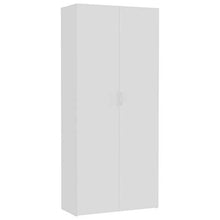 FAMIROSA Armadietto Bianco 80x35,5x180 cm in Truciolato