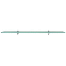Tidyard Mensola in Vetro e Lega di Zinco 90 x 20 x 0.8 cm 10 kg | Trasparente