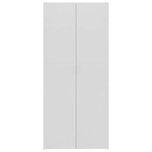 Festnight Armadio Vestiti,Armadio Moderno,Armadio Camera da Letto,Armadio Bianco,Armadietto Vestiti Bianco in Truciolato,Armadietto Bianco,Armadietto Ripostiglio,Armadio Bagno 80x35,5x180 cm