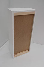tft Pensile da Bagno 1 Anta Push 35x18x78,2 cm in Legno Ibiza Bianco Opaco