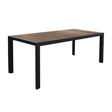 Tavolo da giardino in alluminio da esterno con piano in ceramica di design (Antracite)