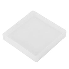Rockyin Tazza di tè del Silicone sottobicchiere Muffa DIY Flessibile Bowl Mat Photo Frame Mould (Piazza)