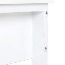Cikonielf Comodino bianco per camera da letto, comodino divano con cassetto e ripiano, stile elegante per casa, soggiorno, 30 x 40 x 60 cm