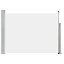 vidaXL Tenda da Sole Laterale Retrattile per Patio Privacy Automatica Schermo Parasole Frangivento 120x500 cm in Tessuto PU Grigio Telaio in Ferro