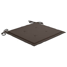 vidaXL Sedie da Giardino 2 pz e Cuscini Grigio Talpa Massello di Teak