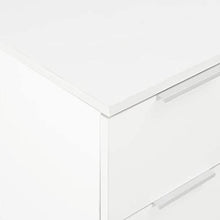 vidaXL Credenza con Finitura Lucida Pratica Raffinata Moderna Accattivante Spaziosa Durevole Funzionale Madia Buffet Vetrina Bianca in Truciolato