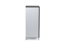 D.G.M. Srl Settimanale Cassettiera comò Verticale Duo con 6 cassetti, Legno con Finitura Wengé e Bianco, L.55 x P.45 x H.110 cm