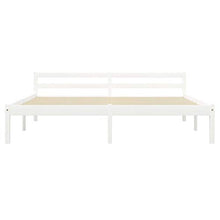 Lasamot Struttura Letto in Legno massello di Pino Bianco, giroletto per Camera da Letto Famiglia Pratico giroletto in Stile Moderno 206 x 186 x 60 cm (Lunghezza x Larghezza x Altezza) con 4 cassetti
