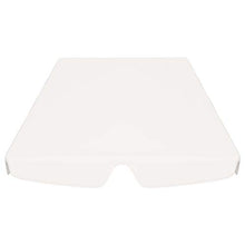 Tidyard Baldacchino di Ricambio per Dondolo Giardino Copertura di Ricambio Universale per Dondolo a 3 Posti 192x147 cm Rivestimento di Ricambio per tettuccio Parasole Colore Bianco