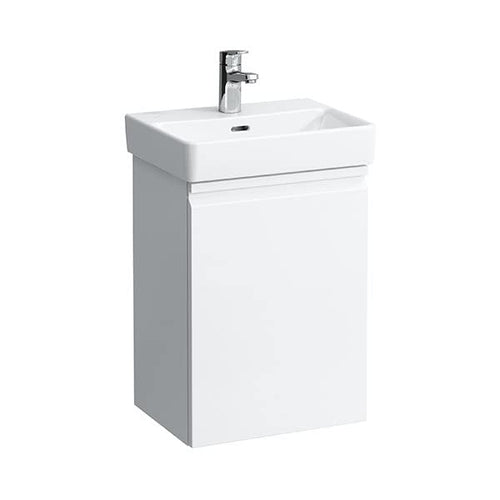 Laufen Mobiletto Vanity PRO S, per Lavabo 815961, Cerniera a Destra, 415x320x580, colorazione: Bianco Lucido - H4833020964751