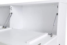 Memomad Testiera Bali Bianco per letti fino a 160 cm di larghezza - testiera funzionale con molto spazio di stivaggio - testiera moderna in legno di pino massello e MDF laccato bianco