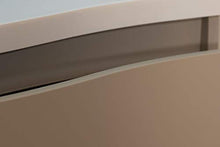 OrionShop Mobile Bagno Sospeso NILA da 100cm Tortora Opaco con Lavabo Specchio e Lampada LED Inclusi