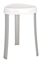 WENKO 19565100 Sgabello portabiancheria Corrente bianco - sedile, Materiale plastico, 38 x 45 x 35.5 cm, Bianco