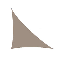 CH-GTJ Tenda A Vela Triangolo Rettangolo, Protezione Raggi UV, Vela Ombreggiante Resistente E Traspirante per Giardino Balcone Terrazza,Cachi,3X3X4.3m