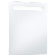 Tidyard Specchio da Parete Rettangolare a LED per Bagno 50x60 cm,Specchio a Muro Bagno,Specchio da Bagno,Specchio Bagno Parete,Specchio da Parete con Luce LED