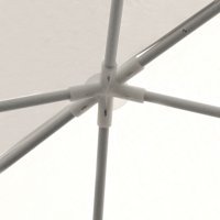 BOUDECH Tenda/Gazebo per Feste Impermeabile Bianco Tendone per Fiere,Feste e Mercati. Disponibile in Due Misure 3x6 e 3x9 (3x9 M)