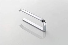 Flybath Anello Asciugamano Anelli Portasciugamani Aperto Portasciugamani in Ottone Lucido Finitura Argento Cromato a Parete