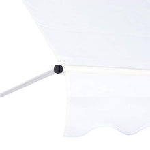 Dioche Tenda da Sole, 1,5-4 x 1,2 M, Regolabile, Impermeabile, Protezione Raggi UV, per Il Balcone, con Manovella, Tendalino per Esterno, Giardino, Balcone Terrazza