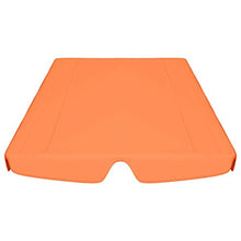 Oushome Baldacchino per Dondolo Giardino Arancione 226x186cm 270 g/m2