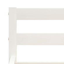 SKM Giroletto con 2 Cassetti Bianco in Massello di Pino 140x200 cm (30.25kg)