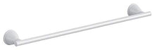 Gedy Genziana portasciugamani Barra di 45 cm, Acciaio Inox E cromall, Bianco, 5,5 X 45 X 3,8 