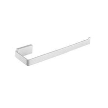 Leekayer Acciaio Inossidabile Portasciugamani da Parete Bianco Pittura 26 cm Anello Asciugamano Bagno d' Angolo Singola Barra di Montaggio a Parete