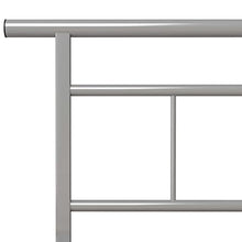 vidaXL Giroletto Grigio in Metallo 120x200 cm