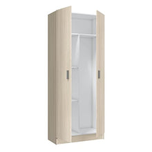 Easy Home Kawai A9 Armadio Multiuso, Legno_Composito, Naturale, 180 X 73 X 37 Cm