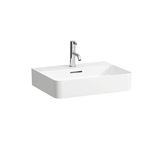 Laufen Val Lavabo per mobili, 3 Fori per Rubinetto, con sfioratore, 550x420, Bianco, colorazione: Bianco - H8102820001081