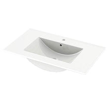 Randalsa Happy mobili 80 cm | Melaminico Effetto Rovere | | 81 x 91 x 46 cm | Mobile con 2 cassetti + lavabo in Ceramica